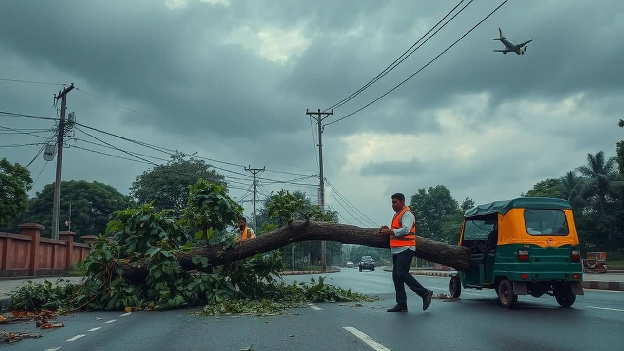 Evening Storm Lashes Varanasi; Three Flights Diverted to Lucknow