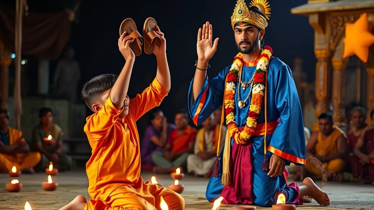 Ramnagar Day Twelve: Bharata at Chitrakoot and the Gift of the Paduka