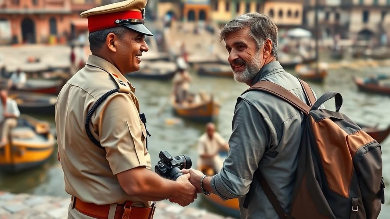 Dashashwamedh Police Trace Swiss Tourist's Rs 10 Lakh Camera in Two Hours