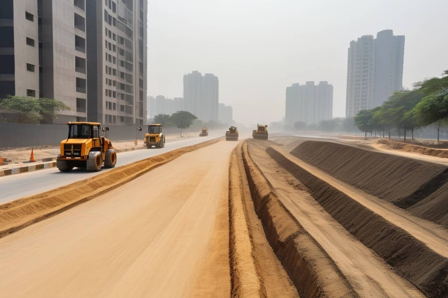 Rs 7.26 Crore Service Road Planned on Sector 99-102 Road
