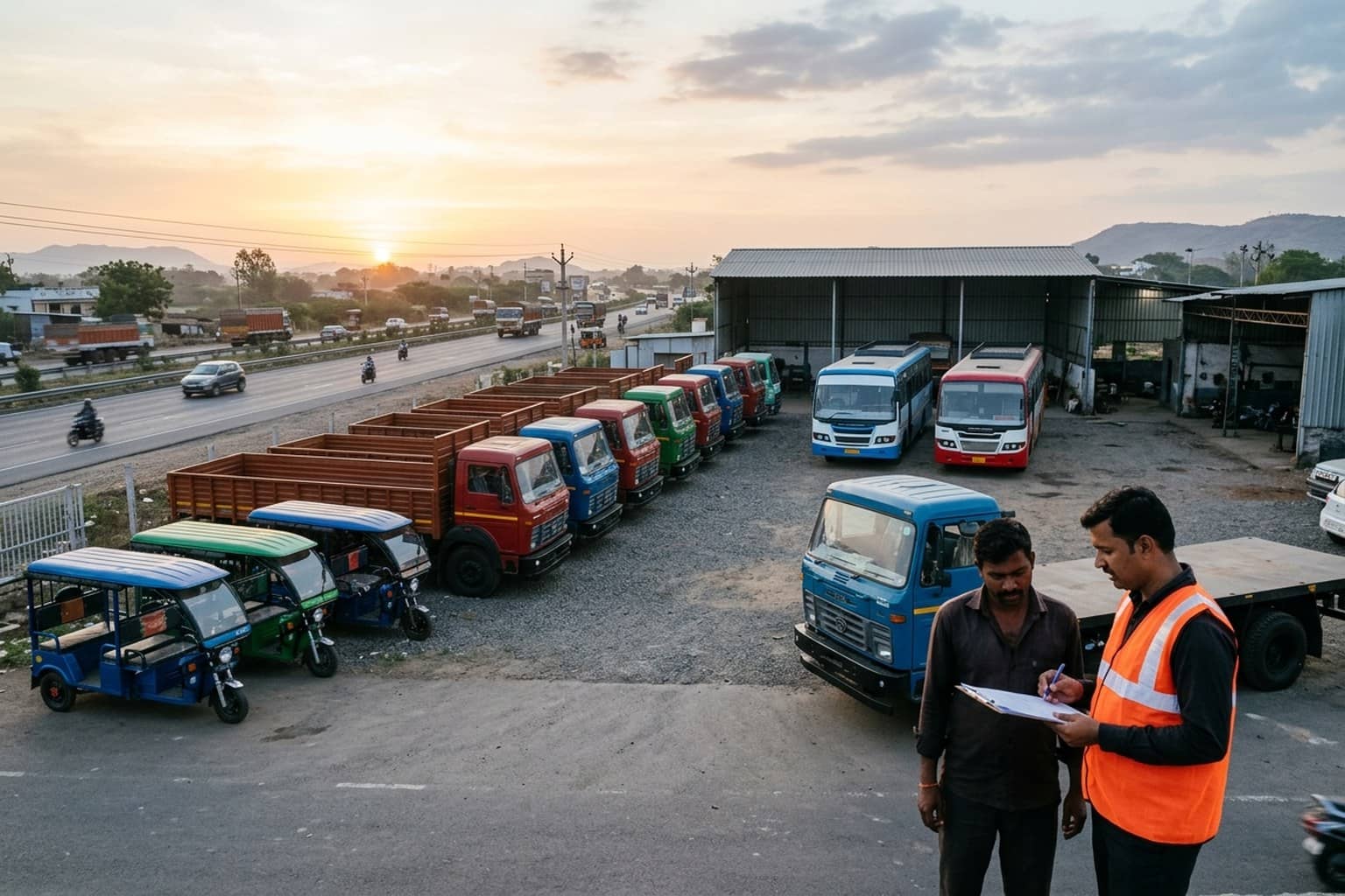 Truck and bus sales cross 1 lakh in September 2026, e-autos at 65%