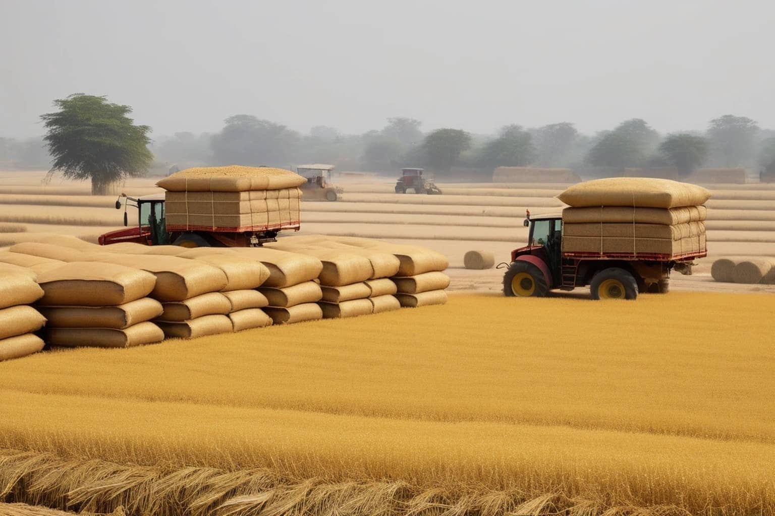 Gurugram Bans Night Paddy Harvesting by Combines