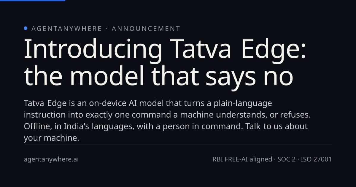ShepHertz's Tatva Edge explained: the offline AI model built to refuse unsafe commands