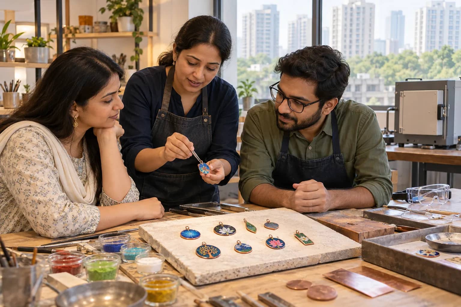 Studio Casa lists 17 October enamel jewellery workshop in Gurugram