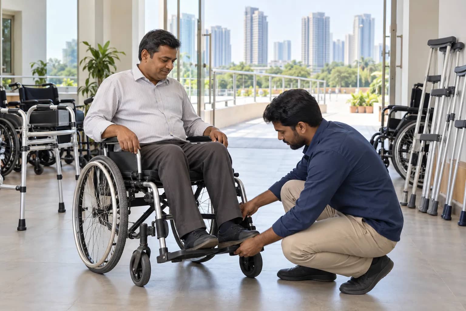 Gurugram distributes assistive devices to 59 people