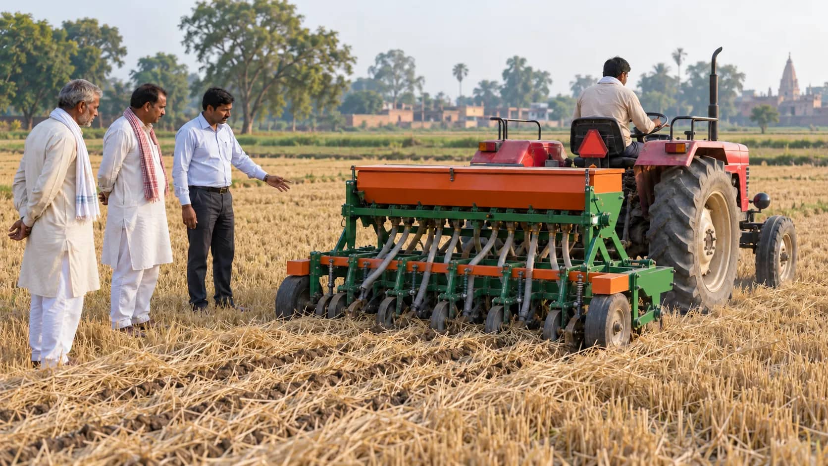 Varanasi training focuses on zero-till wheat and straw management