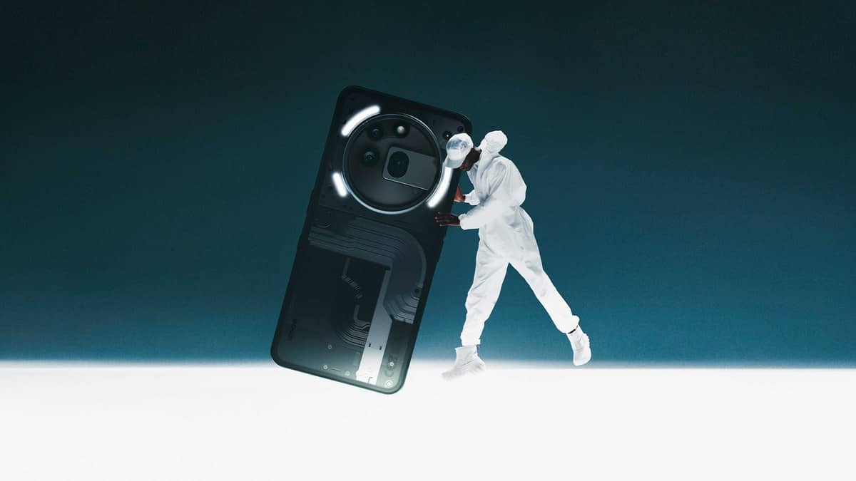 Nothing Phone (3a) Pro in an official landscape product visual