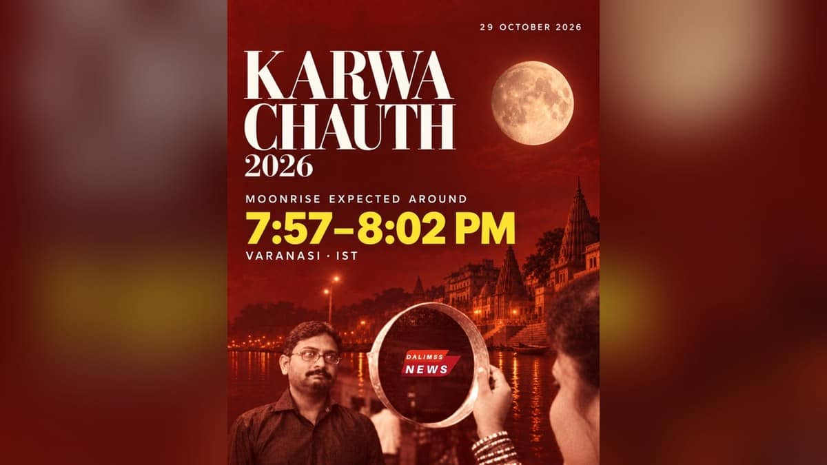 Varanasi Karwa Chauth moonrise expected at 7:57 PM to 8:02 PM