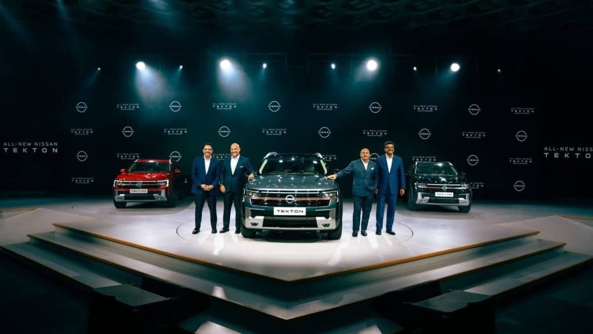 Nissan Tekton exterior in an official landscape promotional photograph
