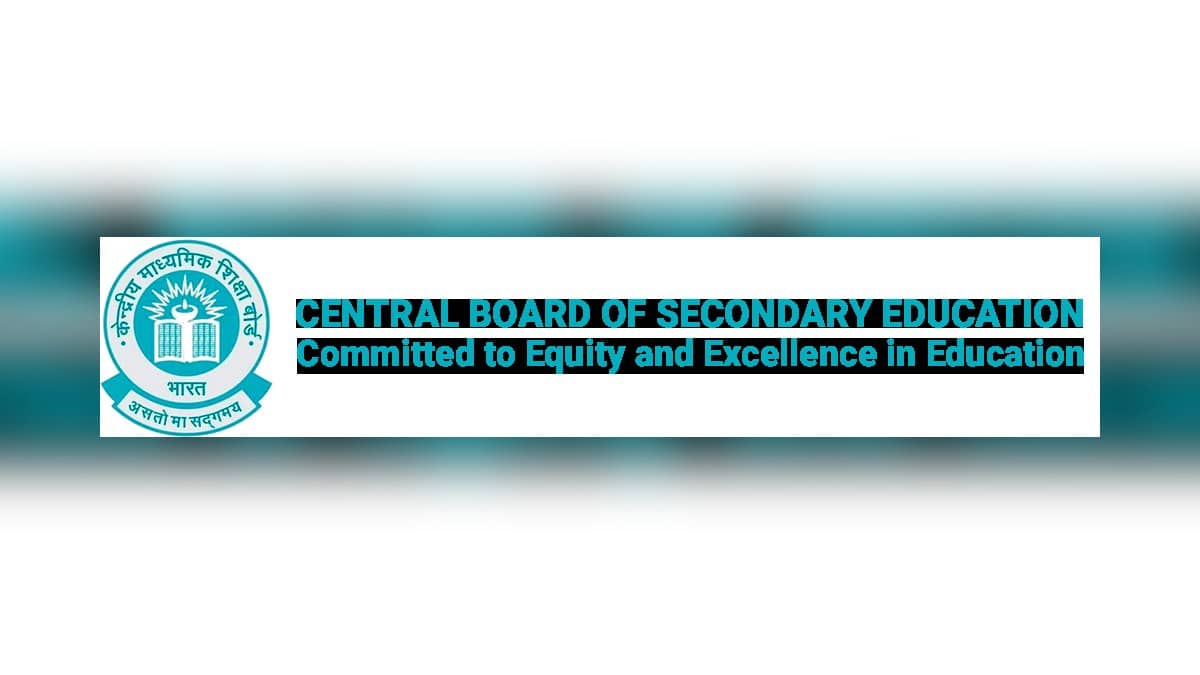The Central Board of Secondary Education logo displays the board name in Hindi and English.