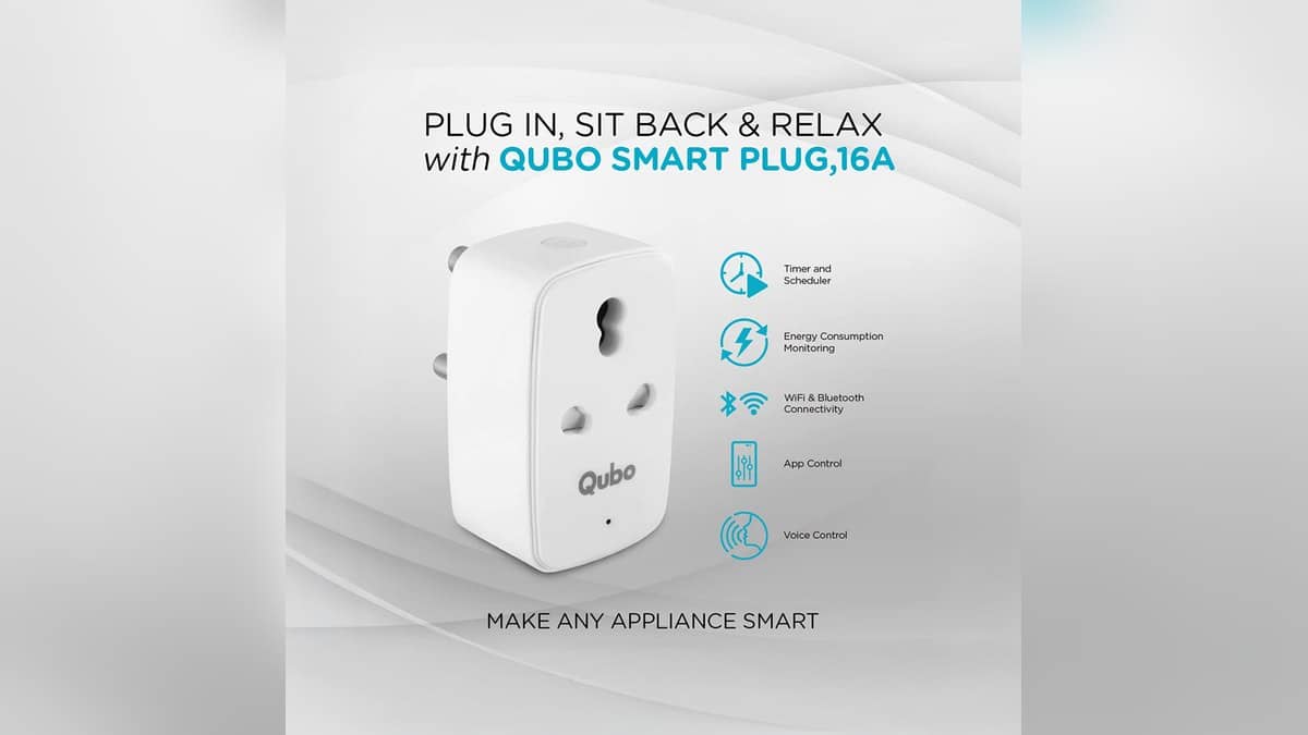 Qubo Smart Plug 16A vs 10A price: 10A starts lower at Rs 899