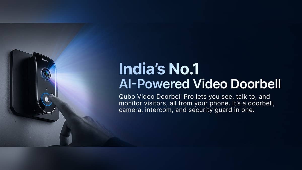 Qubo Video Doorbell Pro 2K price: Rs 8,990
