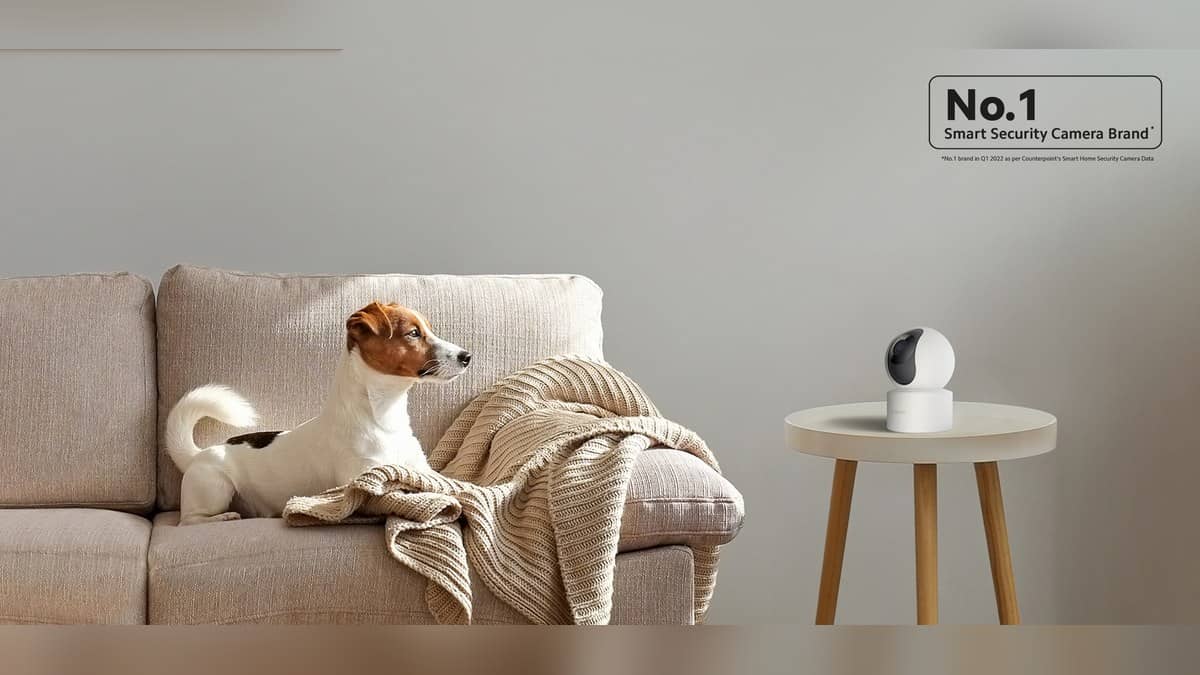 Landscape official Xiaomi promotional image for the white 360 Home Security Camera 1080p 2i