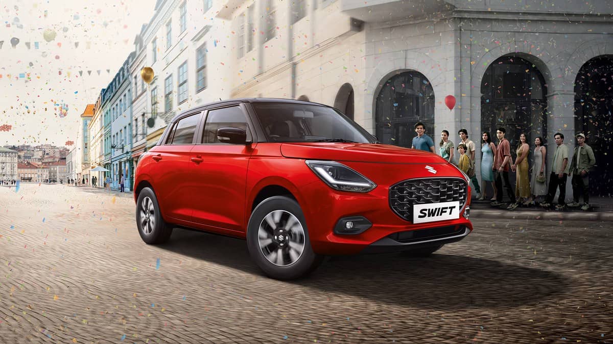 Swift CNG mileage: brochure lists 35.07 km/kg MT, 35.34 AMT