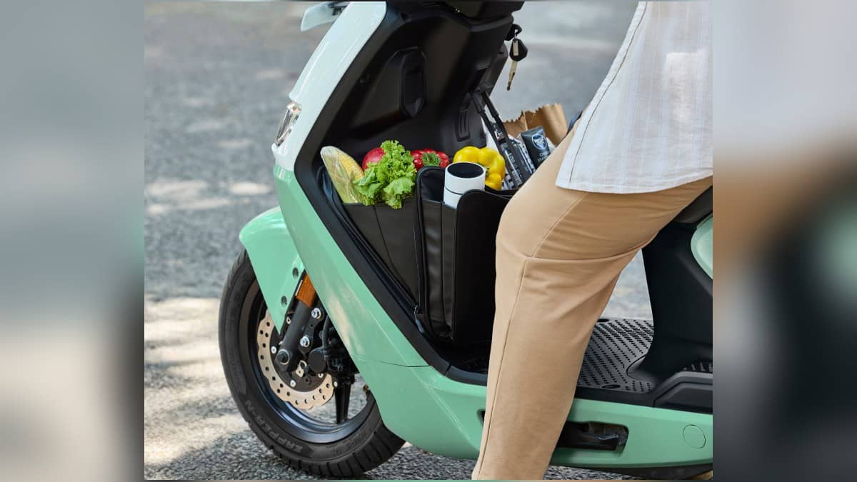 Official product image of the Ather Rizta frunk storage accessory