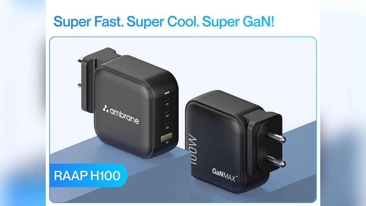 Ambrane RAAP H100 ports explained: 100W, 20W and 18W