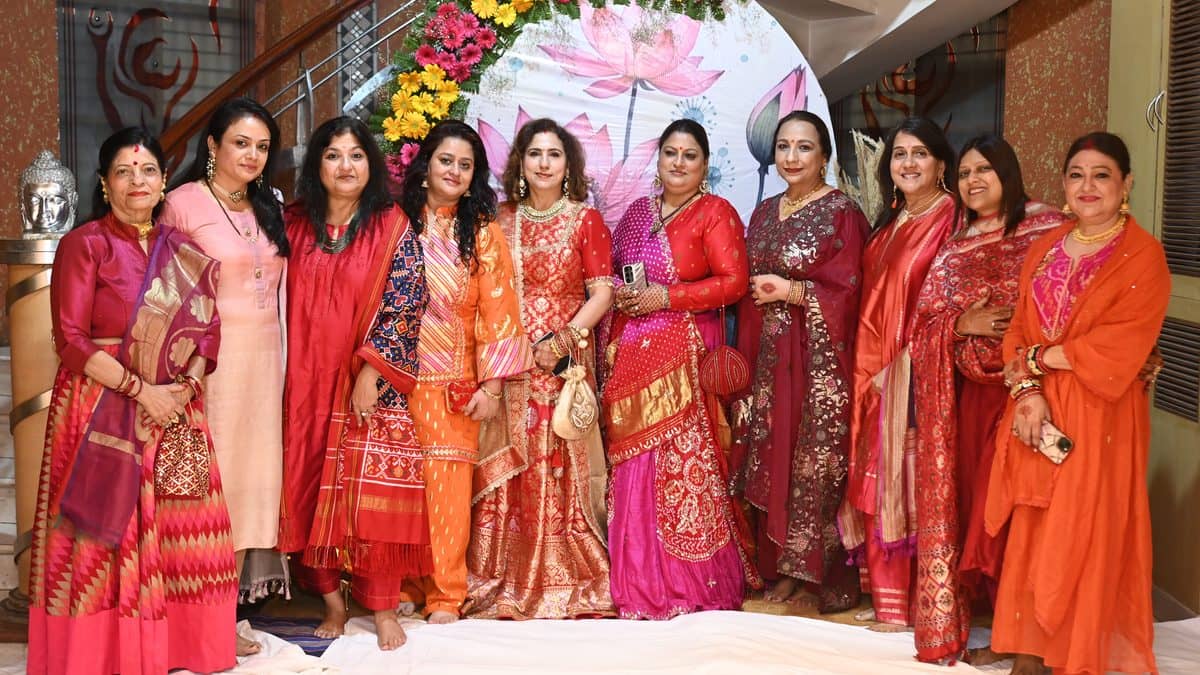Varanasi Women Come Together for Karwa Chauth Celebration