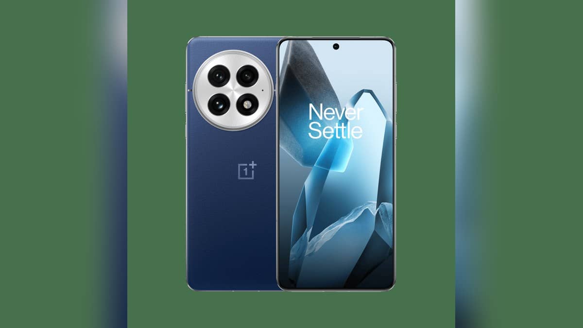 Official product pack shot of OnePlus 13 in Midnight Ocean