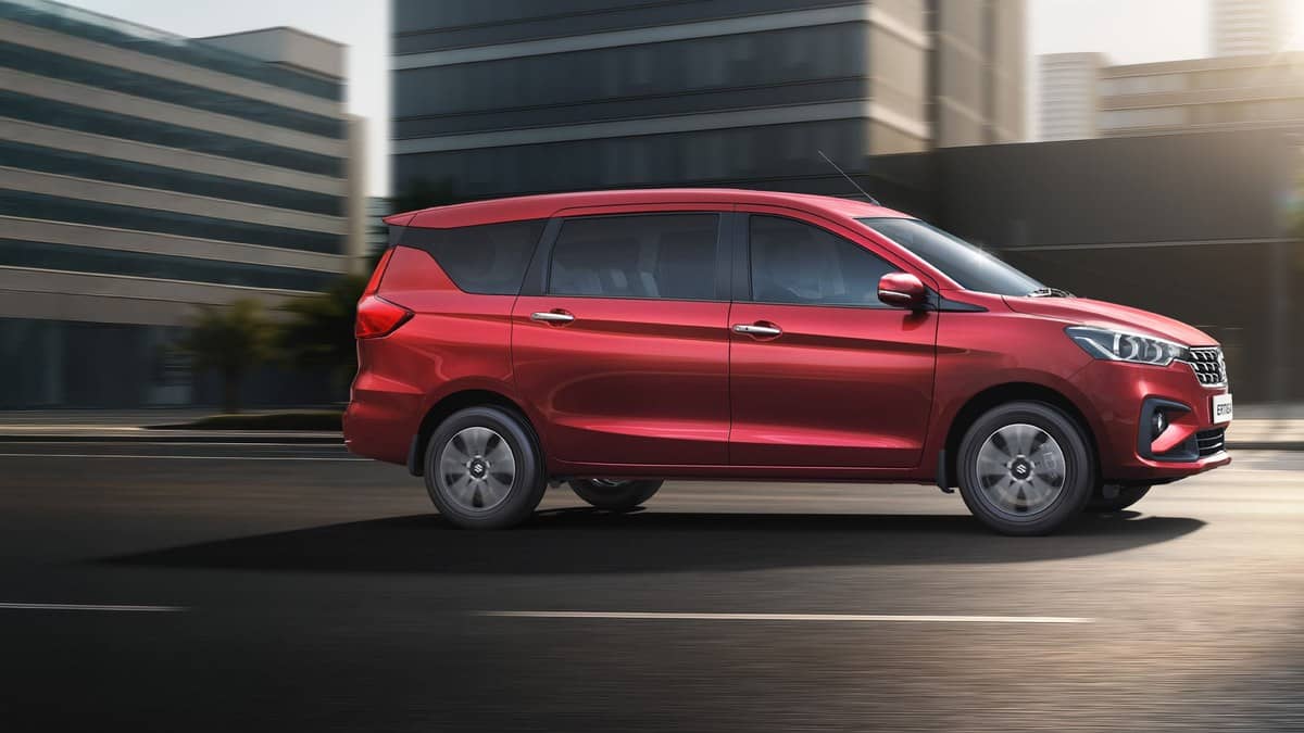 Checking Ertiga cabin tech: 3-stage rear AC and Type-C charging
